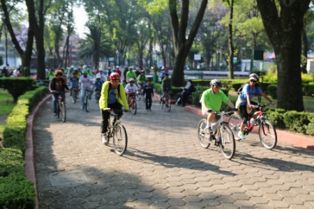 Caminata del Día del Parkinson, parque de los Venados, Benito Juárez